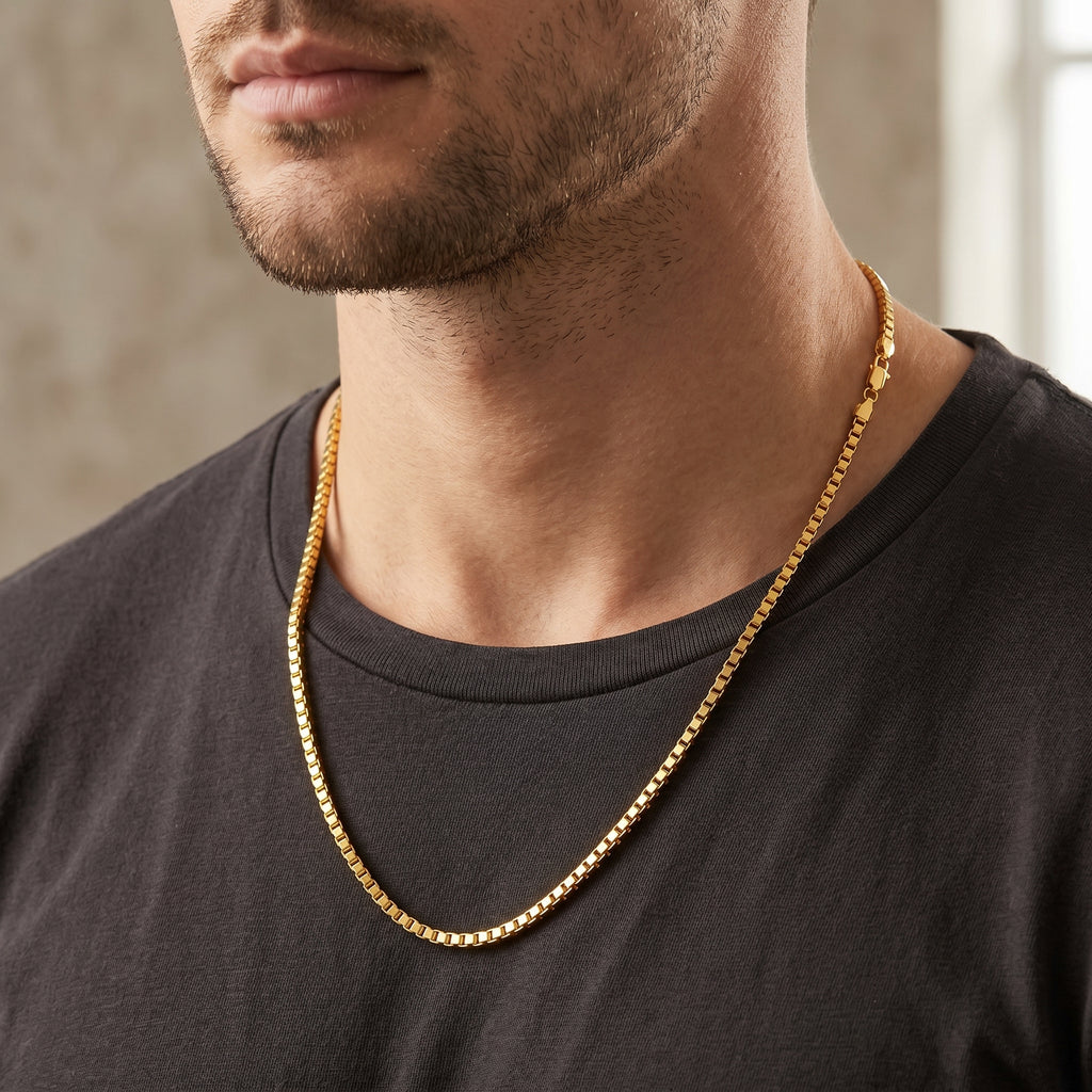 Elite Box Link Gold Chain