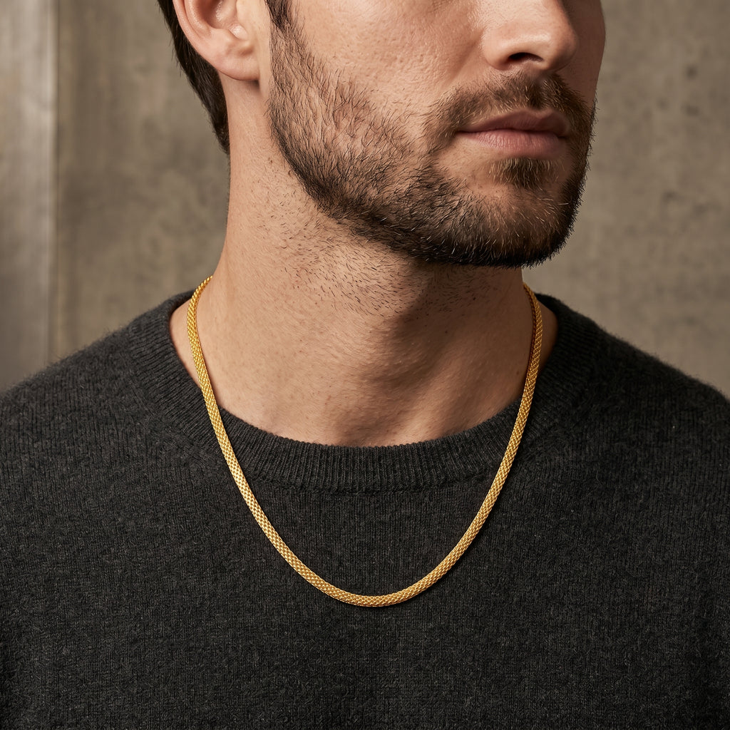 Royal Mesh Gold Chain